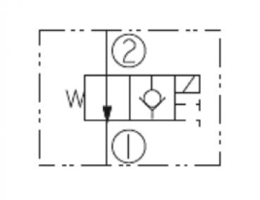 2/2-way poppet valve: 2/2-Wege Sitzventil