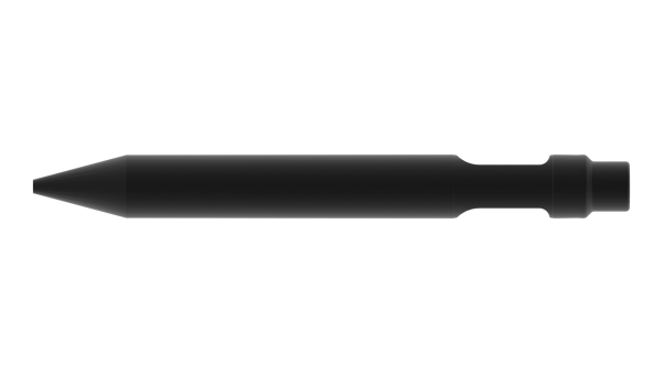 Kegelspitzmeißel Typ C für EDDIE 140 Hydraulikhämmer (Ersatzteil 02200T-C)