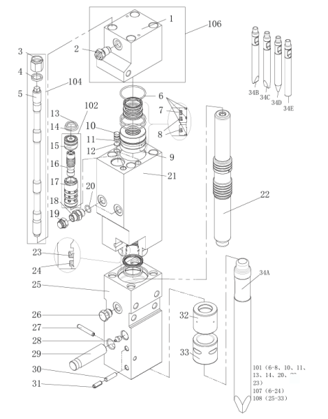 EDDIE 45 Silenced Breaker (1,2 - 3 tons)
