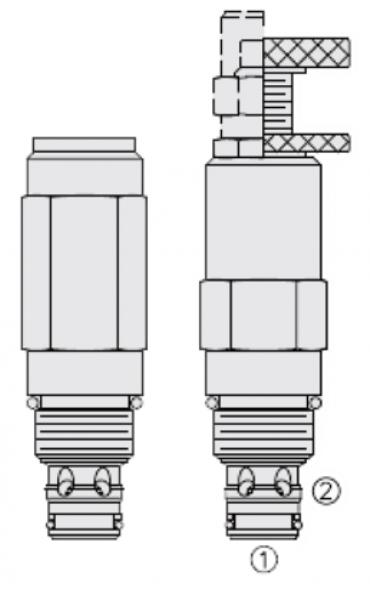 Pressure relief valve: RV10-26A-0-N-30