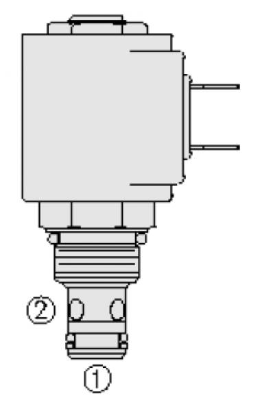 2/2-way poppet valve: SV08-22M-0-N-24EG